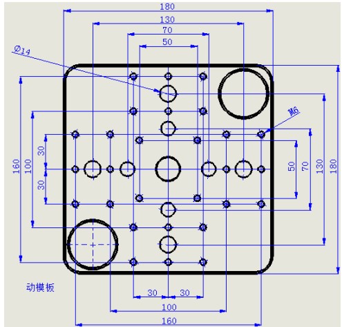 M1 Desktop Injection Molding Machine mold platen